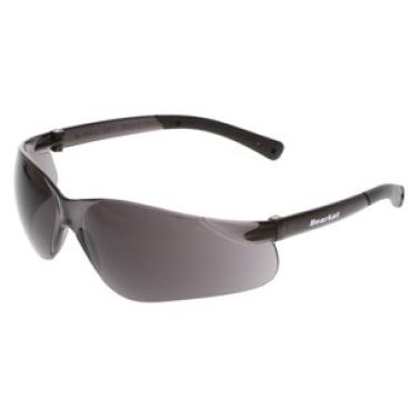 BearKatÂ® BK1 Series Safety Glasses with Gray Lens UV-AFÂ® Anti-Fog Lens Coating Soft Non-Slip Temple Material