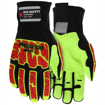 Predator® Impact Mechanics Glove TPR Back of Hand Protection Cut Abrasion Puncture and Impact Resistant Iconic Oil & Gas Industry Palm Hi-Visibility Glove